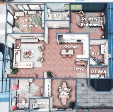 Sims 4 House Layout 4 Bedroom, 3 Bedroom Home Floor Plans Sims 4, Family House Layout Sims 4, 2 Story Sims House Layout, Sims 4 House Floor Plans Layout, Sims 4 Floorplan Apartments, 3 Bedroom Sims 4 House Layout, 20 Culpepper House Layout, Sims 4 House Plans Layout With Grid