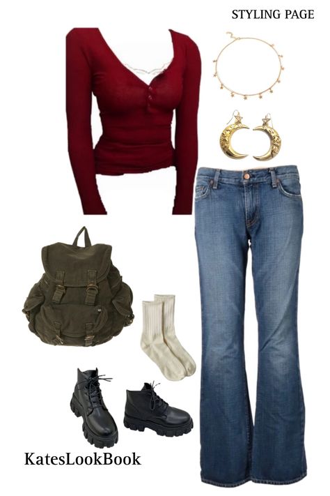 Dream clothes, fall outfit aesthetic, back to school outfits highschool, outfit ideas, fashion outfits, fall fashion 1990s School Outfits, 2000 High School Fashion, Baddie School Outfits Highschool, Highschool Outfit Ideas, Fall School Outfits Highschool, High School Outfits Aesthetic, Aesthetic Back To School Outfits, Chilly Fits, Back To School Outfits Highschool