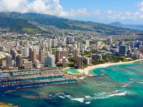 Waikiki Hotels, Abel Tasman, Coastal City, Visit Hawaii, Hawaii Oahu, Coastal Cities, Conde Nast Traveler, Santa Lucia, American Cities