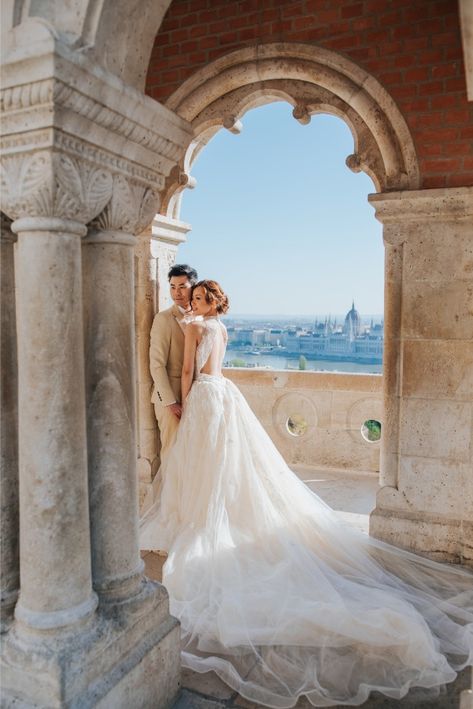 S&G: Budapest Pre-wedding Photoshoot at Castle District | Drew | OneThreeOneFour Budapest Wedding Photography, Surreal Wedding, Budapest Wedding, Fairytale Photoshoot, Wedding Adventure, Wedding Anniversary Celebration, Creative Photoshoot, Pre Wedding Poses, Fairytale Photography