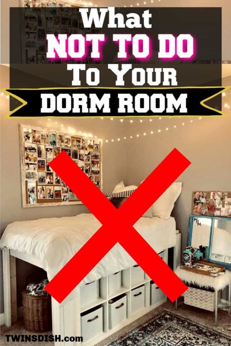 Dorm Room Setup, College Dorm Room Inspiration, Bedding Storage, University Dorms, College Dorm Room Essentials, Girl Dorms, Dorm Storage, Dorm Diy, College Dorm Room Decor