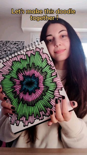 Doodle Ideas, Doodle Art Designs, Zen Doodle, Zentangle Patterns, Art Therapy, Artsy Fartsy, Drawing Painting, Art Class, Doodle Art