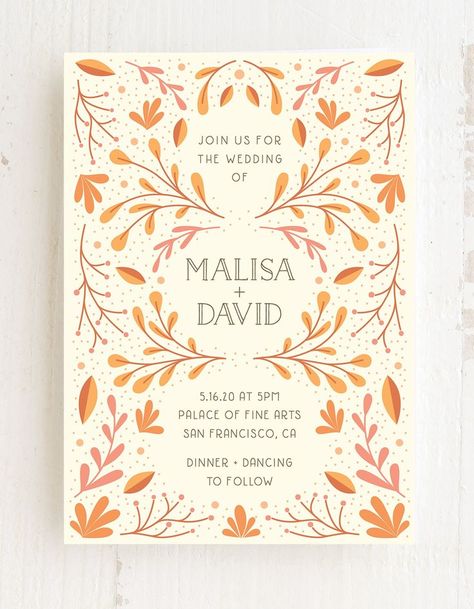 Rustic Fall Wedding Invitations Fall Themed Invitations, Fall Forest Wedding Invitations, Marigold Wedding Invitation, Lotr Invitations, Wedding Invitation Fall, Pumpkin Wedding Invitations, Autumn Wedding Stationery, November Wedding Invitations, Fall Wedding Save The Date