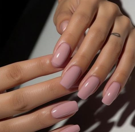 Milky Pink Nails, Soft Dreamy Aesthetic, Pink Nails Opi, Kutek Disney, Milky Pink, Milky Nails, Simple Gel Nails, Basic Nails, Blush Nails