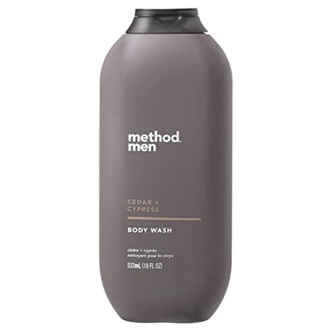 Method Men Body Wash, Cedar + Cypress, Paraben and Phthalate Free, 18 fl oz (Pack of 1) Life Is Complicated, Man Shower, Mens Body Wash, Clean Life, Method Man, Body Shower, Body Soap, Great Outdoors, Male Body