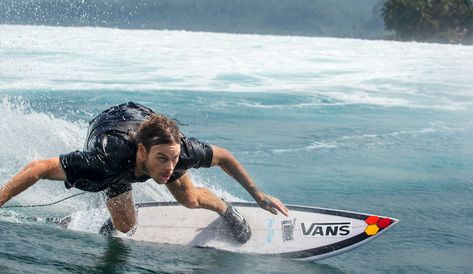 Wade Goodall in Vans’ new skate-inspired warm-water bootie. Could they soon become a thing? Photo: Vans Vans Surf Shoes, Van With Surfboard On Top, Wake Surfing, Surf Lifesaving, Cold Water Surfing, Vans Surf, Water Surfing, Warm Water, Surfboard