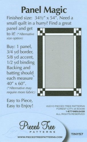 Panel Magic - Pieced Tree - TINY57 - 891541001874 Panel Quilt Patterns, Fabric Panel Quilts, Patriotic Quilts, Quilt Border, Crazy Quilting, Lap Quilts, Panel Quilts, Wall Quilts, Quilting Techniques