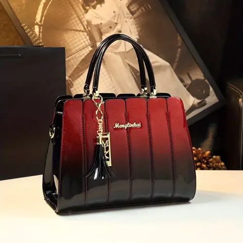 Handbags Large, Patent Leather Handbags, Crossbody Handbags, Medium Tote, Shoulder Messenger Bag, Leather Satchel, Women's Bags, Leather Tote Bag, Shoulder Handbags