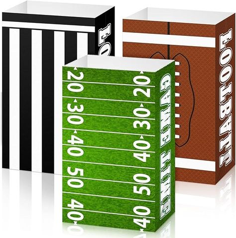 Amazon.com: Funrous 36 Packs Football Party Bags Football Gift Bags for Boys Football Paper Treat Bags Football Goody Candy Bags Sport Favor Bags for Football Themed Party Decorations Football Bowl Party Supplies : Home & Kitchen Football Gift Bags, Football Party Bags, Football Themed Party, Paper Treat Bags, Football Party Decorations, Boys Football, Football Theme Party, Football Birthday Party, Paper Boy