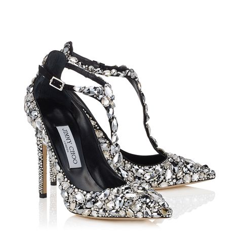 Black Suede, Crystal Covered Pointy Toe Pumps | Storm 100 | Pre Fall 16 | JIMMY CHOO Jimmy Choo Wedding Shoes, Jeweled Heels, Jeweled Shoes, Jeweled Sandals, Jimmy Choo Heels, Rhinestone Shoes, Crystal Shoes, Jimmy Choo Shoes, Footwear Design Women