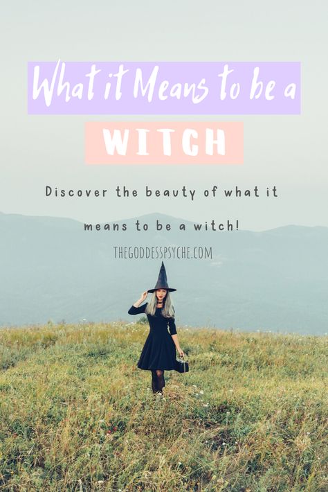 https://thegoddesspsyche.com/wicca-what-it-means-to-be-a-witch/ To Be A Witch, Be A Witch, A Witch, It's Meant To Be, The Goddess, The Beauty, Meant To Be, Witch, Reading