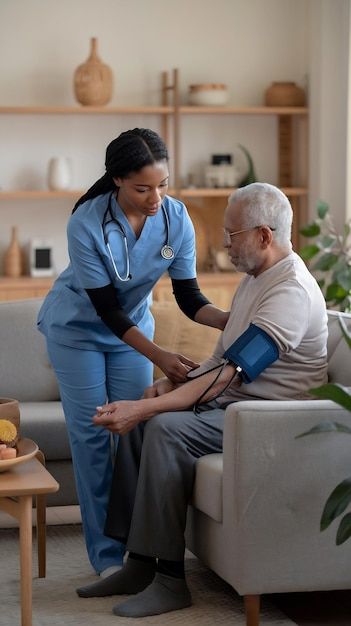 Nurse Helping Patient, 2025 Prayer, Prayer Vision Board, Dream Jobs, Women Nurse, Professional Image, Elderly Care, Sofa Home, Caregiver