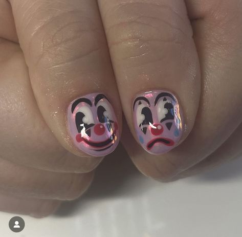 Clown Nails, Nail Ideas, Nails, Quick Saves