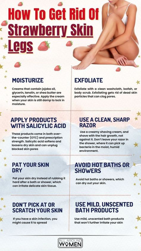 Shaving Tips Leg Strawberry, Strawberry Legs Routine, How To Reduce Strawberry Skin, How To Get Rid Of Dots On Legs Skin Care, Diy Body Scrub Exfoliating Strawberry Skin, Tips For Smooth Skin, How To Exfoliate Legs Before Shaving, How To Get Strawberry Legs Fast, No Strawberry Skin