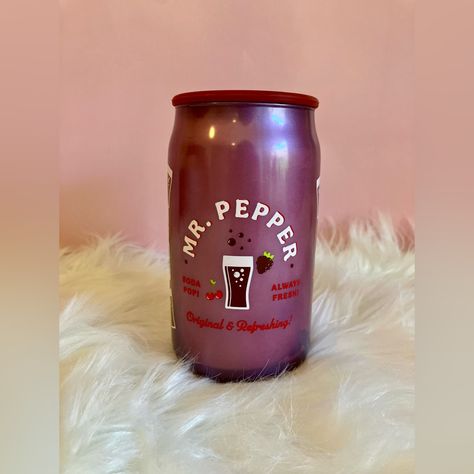 Dw Home Mr. Pepper Soda Pop Candle. Smells Just Like Dr. Pepper. Hard To Find. 15 Oz Size. Large Single Wick Burn Time: Approx. 33 Hours | Dimensions: 3.13" X 5.7" | Volume: 15.0oz | Weight:2.5 Lbs Trending Valentines Hello Kitty Pinkmas Home Goods Tj Maxx Rae Dunn Cupcakes And Cashmere Tiktok Viral Holiday Present Gift Gingerbread Love Xoxo Valentines Rae Dunn Pink Valentine Pink Hearts Pink Nutcracker Lips Decor Valentines Decor Rachel Zoe Isaac Mizrahi Martha Stewart Disney Stitch Sweetheart Dr Pepper Candle, Valentines Hello Kitty, Lips Decor, Dw Home Candles, Pink Nutcracker, Aesthetic Candle, Cupcake Candle, Candle Smells, Valentines Decor