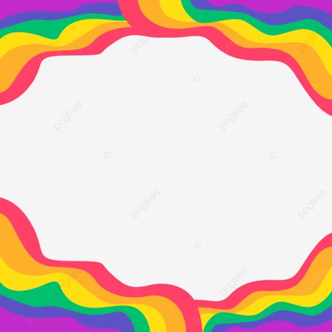 Lgbt Background, Pride Backgrounds, Rainbow After The Rain, Boarders Designs For Projects, Rainbow Bar, Rainbow Images, Rainbow Cartoon, Rainbow Pictures, Pride Png