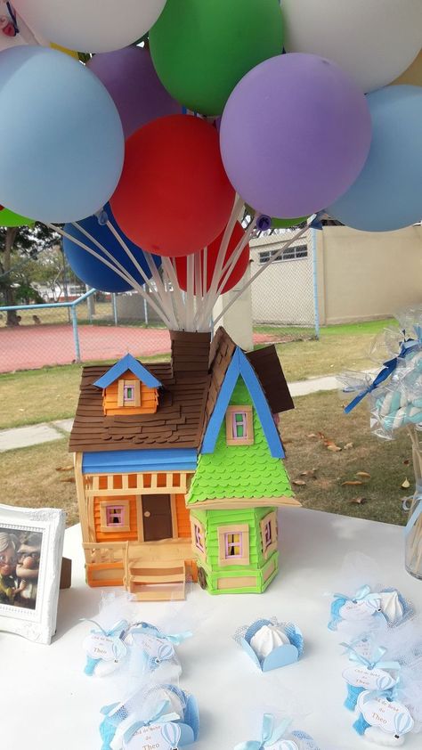 Casa Up, Up Theme, Baby 1st Birthday, Book Week, 1st Birthdays, Crazy Hair, Gingerbread House, 1st Birthday, Baby Shower