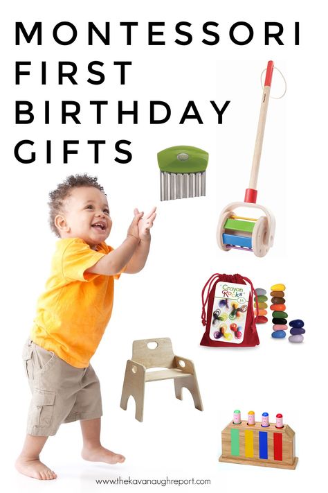 1 Year Montessori Toys, Montessori First Birthday Gifts, 1st Bday Gifts, First Birthday Minimalist, 1st Birthday Gift Ideas, Montessori Lifestyle, Montessori Birthday, 1st Birthday Boy Gifts, First Birthday Gift Ideas