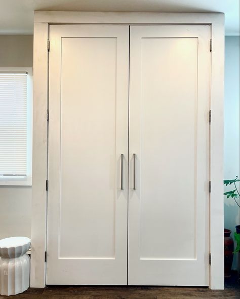 Diy Pantry Closet How To Build, Replacing Pantry Closet With Cabinets, How To Build A Broom Closet, Diy Pantry Build, Diy Pantry Cabinet How To Build, Diy Built In Pantry, Custom Pantry Cabinet, Pantry Armoire, Build A Kitchen Pantry