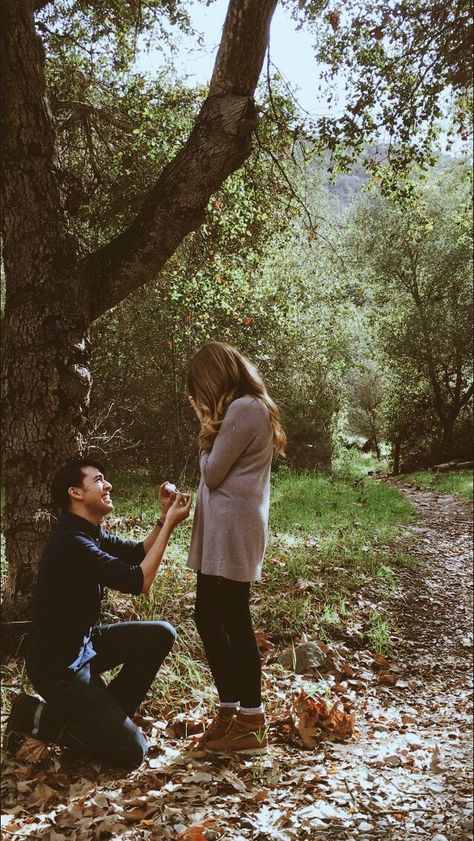 Fall Proposal Ideas, Proposal Pictures, Best Wedding Proposals, Proposal Photography, Proposal Photos, Perfect Proposal, Wedding Proposals, Happy Tears, Proposal Engagement