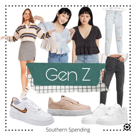 Simple Gen Z Outfits, Casual Gen Z Outfits, Generation Z Fashion, Gen Z Outfit Ideas, Gen Z Clothes, Gen Z Fashion Trends, Gen Z Outfits, Gen Z Style, Crop Tops Casual