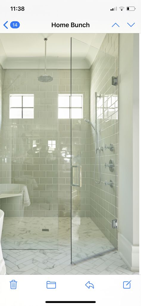 Curbless Shower Master Bath, No Edge Shower Floor, Shower With No Lip, Curbless Shower Design, Curbless Shower Ideas Small Baths, Curbless Shower Tile Ideas, Restroom Renovation Ideas, Curbless Shower Ideas Walk In, Age In Place Bathroom