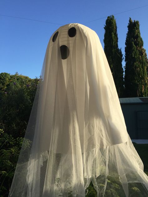 Paper lantern ghost for Halloween. Ghost For Halloween, Lantern Ghost, White Ghost, Paper Lantern, Paper Lanterns, A House, Outdoor Gear, Tent, Lanterns