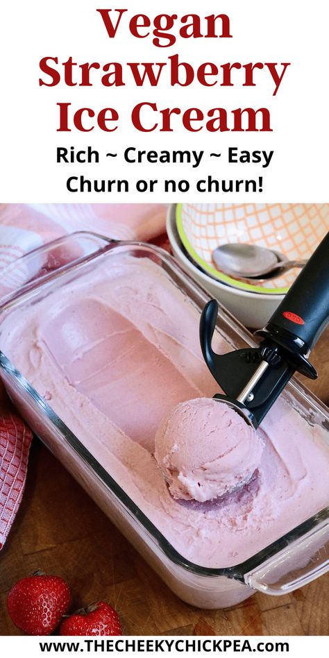 You won’t believe how easy it is to make Vegan Strawberry Ice Cream with or without an ice cream maker! Made with fresh berries and coconut cream, it always turns out creamy, smooth, and berrylicious. Vegan Strawberry Ice Cream Coconut Milk, Strawberry Almond Milk Ice Cream, Homemade Lactose Free Ice Cream, Strawberry Coconut Ice Cream, Dairy Free Soft Serve Ice Cream, Strawberry Coconut Milk Ice Cream, Homemade Strawberry Ice Cream No Machine, Creamy Vegan Ice Cream, Make Ice Cream Without Ice Cream Maker