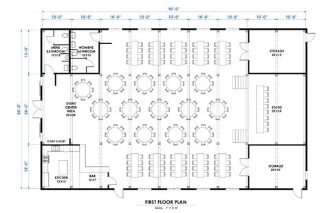 Wedding Floor Plan, Event Space Design, Event Venue Design, Interior Architecture Sketch, Barn Builders, Multipurpose Hall, Hall Flooring, Function Hall, Furniture Design Sketches