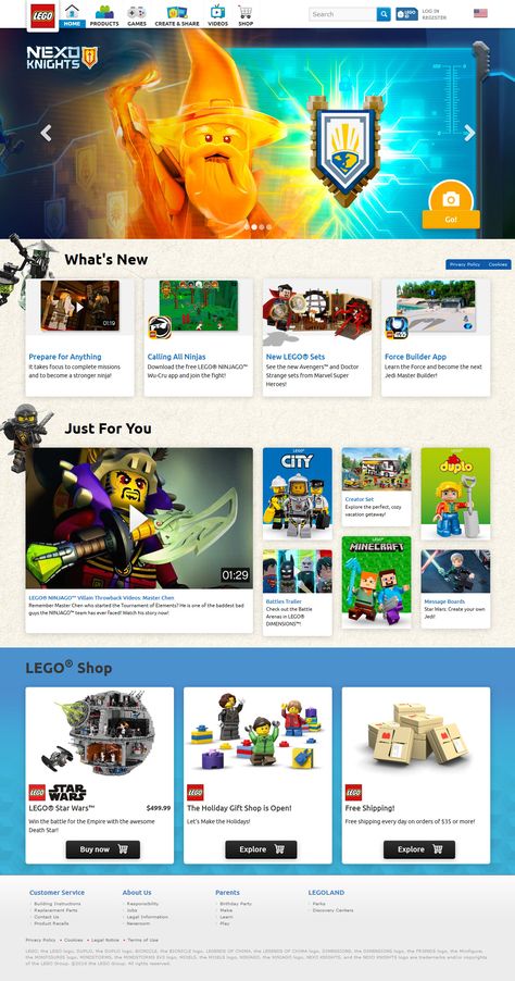 Lego in 2016 Lego Website, Webpage Layout, The Iron Giant, Web Themes, Lego House, Web Design Trends, Apple Phone, Web App, Design Museum