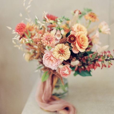 Boho Wedding Ideas, Fall Bouquet, Martha Weddings, Fundraising Gala, Feather Wedding, Bohemian Bride, Martha Stewart Weddings, Dog Wedding, Seasonal Flowers