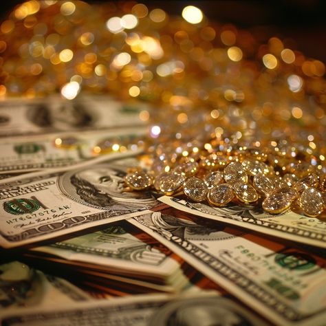 golden money Abundant Wallpaper, Golden Aura, Money Board, Aesthetic Gold, Royal Blood, Money Pictures, Star Magic, Trading Charts, Manifestation Board