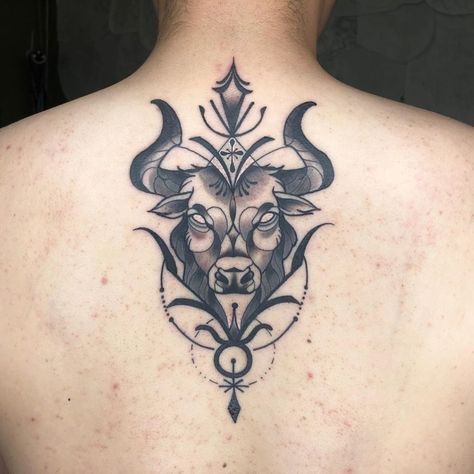 Taurus Bull Tattoos, Taurus Bull, Bull Tattoos, Tattoo Love, Taurus Tattoos, Beach Background Images, Zodiac Tattoos, Traditional Ink, Cute Tattoos For Women