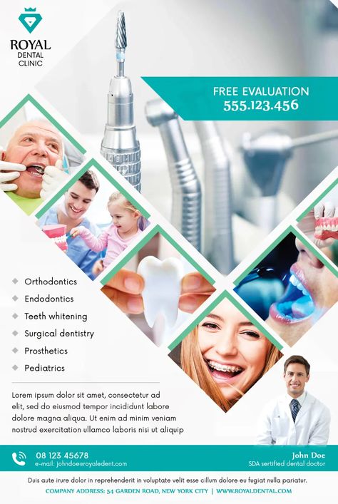 Check out the Free Dental Service PSD Flyer Template for your next club and party event. FreePSDFlyer.com is the best resource full of amazing Free PSD Flyer Templates for Photoshop! Create amazing flyer, poster or social media designs with our free templates. Dental Clinic Poster, Doctors Clinic, Dental Doctor, Hospital Health, Free Psd Flyer Templates, Flyer Free, Free Psd Flyer, Social Design, Psd Flyer Templates