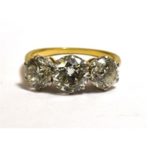 A THREE STONE BRILLIANT CUT DIAMOND RING Estimated in the setting to total 3.1 carats, with diamond Brilliant Cut Diamond Ring, 3 Stone Rings, Three Stone, 1 Carat, Brilliant Cut Diamond, Silver Watch, Stone Rings, Jewellery And Watches, Diamond Cuts