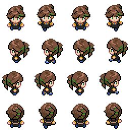 Top Down Pixel Art Character Sprite, Pixel Character Sprite Base, Pixel Characters Sprite, Pixel Character Sprite 32x32, 32 Pixel Character, 2d Games Ideas, Pixel Sprite Base, Pixel Character Sprite Sheet, Pixel Art Game Assets