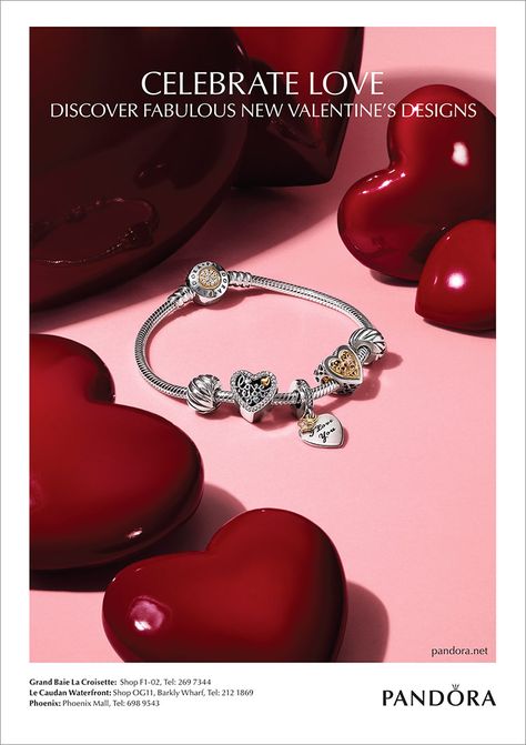 PANDORA Mauritius - Celebrate Love ! Valentine’s Collection 2017 NOW IN STORES. Tel: 269 7344 / 212 1869 / 698 9543 Valentines Campaign, Pandora Valentine, Cake Photo, Valentines Design, Photo Cake, Celebrate Love, Mauritius, Pandora Charm Bracelet, Email Marketing