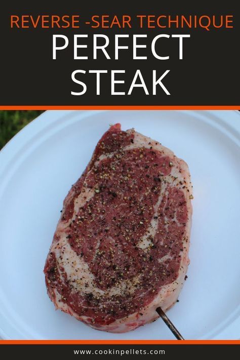 Sear Steak, Reverse Sear Steak, Rib Eye Recipes, Pellet Smoker Recipes, Ways To Cook Steak, Grilled Ribeye Steak, Cook Steak, Grilled Ribeye, Grilled Steak Recipes