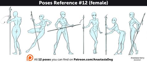 Poses Reference #12 (female) by Anastasia-berry on DeviantArt Art Reference Poses Female, Poses Female, Poses Drawing, Human Figure Drawing, Female Pose Reference, 캐릭터 드로잉, Poses Reference, Anatomy Drawing, Character Poses