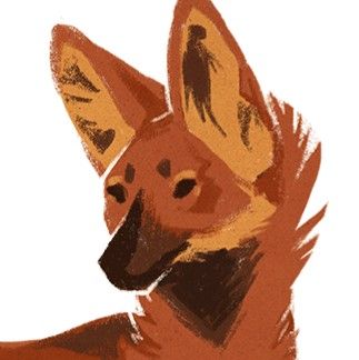 Manned Wolf Drawing, Red Maned Wolf, Angry Fox Drawing, Maned Wolf Oc, Maned Wolf Aesthetic, Maned Wolf Drawing, Maned Wolf Art, Manned Wolf, Wolf Side View