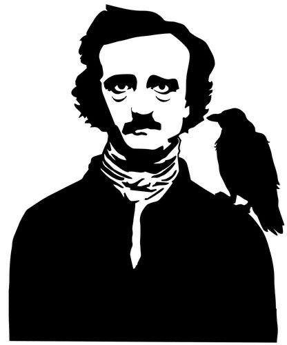 Edgar Allen Poe Silhouette, Edgar Allen Poe Svg, Edgar Allen Poe Drawing, Edgar Allan Poe Tattoo, Edgar Allen Poe Art, Edgar Allan Poe Art, Halloween Stencils, Stippling Art, Allen Poe