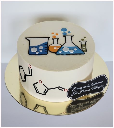 Cake Chemistry Birthday, Cake For Physics Teacher, Cake For Chemistry Teacher, Chemistry Themed Cake, Cake Hari Guru Aesthetic, Cake For Teacher Birthday, Science Themed Cake, Chemistry Cake Ideas, Kue Hari Guru