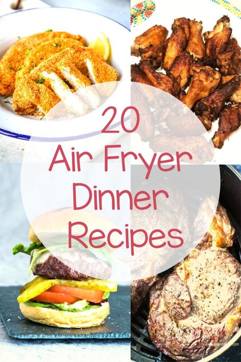 An air fryer is a great way to make a healthy dinner fast. The air fryer doesn't use oil, so your “fried” food is actually healthier for you now. It also cooks your food quickly  #AirFryer #dinner #food #Recipes #Healthy #HealthyFood Airfryer Dinner, Homemade Pepperoni Rolls, Recipes Airfryer, Air Fryer Dinner, Kale Chip Recipes, Printable Grocery List, Healthy Dinner Options, Chop Recipes, Flavorful Vegetables