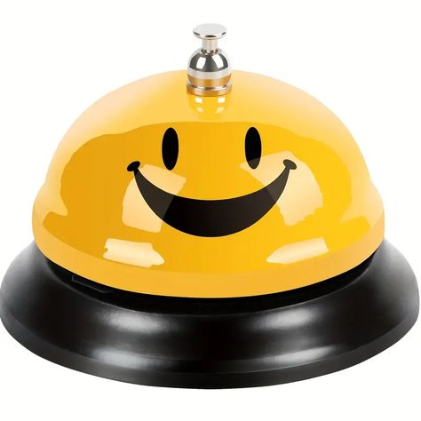 Call Bell Service Bell For Desk Desk Bell 3 35 Inch Diameter With Metal Anti Rust Construction For Hotels Front Desk Bell For Schools Dinner Hotel Reception Areas Hospitals Warehouses - Office & School Supplies - Temu Call Bells, Hotel Front Desk, Kitchen Pass, Smile Pattern, Metal Restaurant, Call Bell, Hotel School, School Dinners, Reception Counter