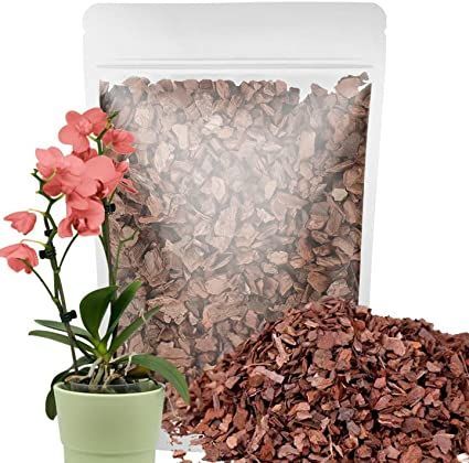 Legigo 2QT Organic Orchid Potting Bark- All Natural Orchid Bark Potting Mix Pine Bark Wood Chips for Houseplant Mulch, Orchid Plants Root Development Orchid Potting, Potted Plants Patio, Pine Bark, Orchid Bark, House Plant Pots, Wood Chips, Orchid Plants, Plant Roots, Garden Soil