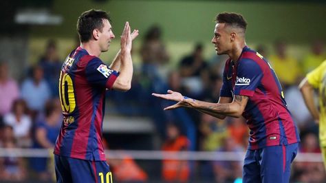 Neymar and Messi Wallpaper Barcelona, Messi News, Neymar Jr Hairstyle, Messi Soccer, Messi Vs, Messi And Neymar, Football Images, Blog Titles, Mens Haircuts Short