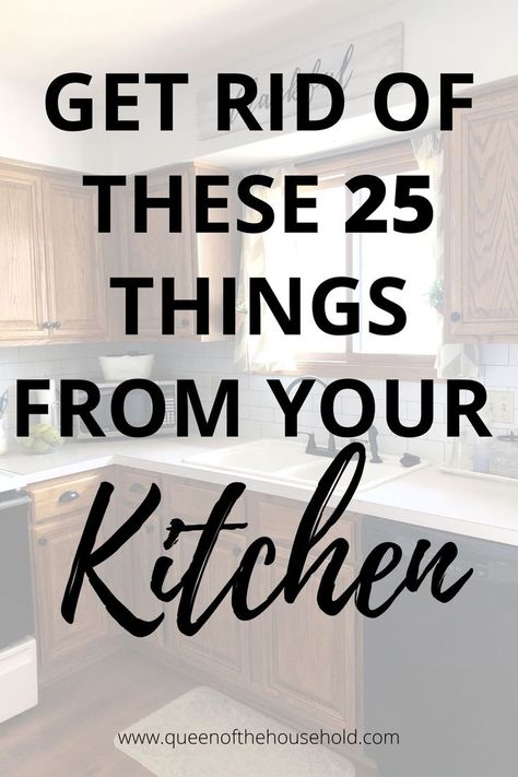 It’s important that your kitchen is as functional and welcoming as possible. A cluttered kitchen is the opposite of this. A cluttered kitchen makes your life more difficult. It makes dinner preparation frustrating, because you lack the counter space and can’t find the kitchen tools you need. I used to have cluttered up drawers. My cupboards were full of dishes and appliances I never used. The countertop was always a mess. Then one evening I decided it was time to declutter my kitchen! Declutter Kitchen Countertops, Declutter Kitchen Counter, Cluttered Kitchen, Things To Declutter, Declutter Kitchen, Kitchen Clutter, How To Declutter, Skills To Learn, My Kitchen