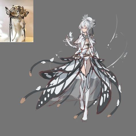 By Any Means Necessary, Creature Concept Art, 영감을 주는 캐릭터, Monarch Butterfly, Character Creation, The Temple, Butterfly Design, Creature Art, Anime Outfits