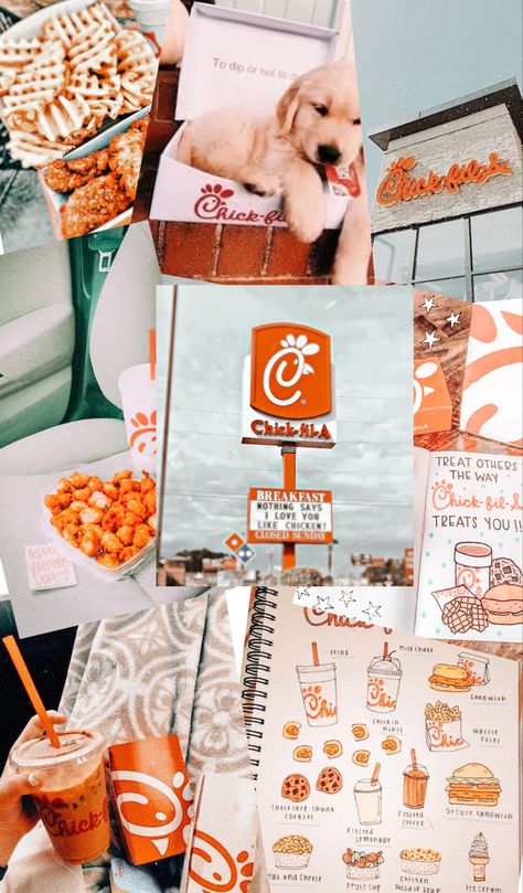 Chick Fa La, Cute Food Wallpaper, Eat More Chicken, Chick Fil A Sauce, Iphone Wallpaper Preppy, Cute Images For Wallpaper, Cute Backgrounds For Iphone, Cute Home Screen Wallpaper, Cute Home Screens