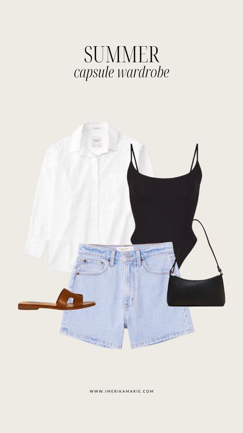 Capsule Wardrobe Outfit Ideas, Types Of Aesthetics, Inspiration Tattoos, Capsule Wardrobe Outfits, Europe Outfits, Summer Capsule, Summer Capsule Wardrobe, Neue Outfits, Warm Weather Outfits